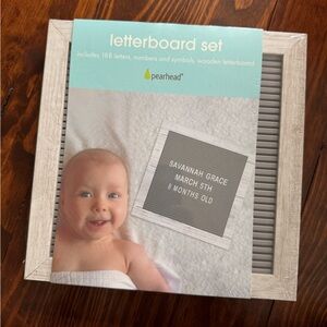 Baby letterboard set NEW
